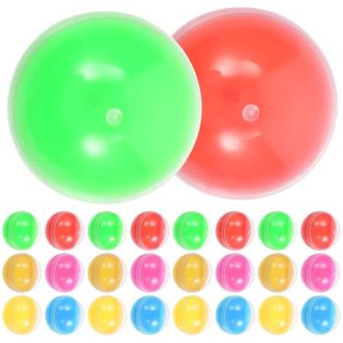 Imagem de BESPORTBLE 50 Pack Fillable Plastic Capsules, Colorful Diy Storage Balls for Gumball Machines, Fun Party And Gift Ideas