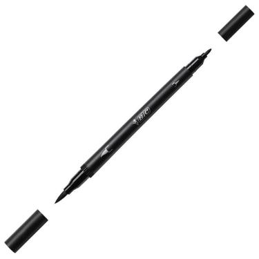 Imagem de Caneta hidrográfica Dual Tip Intensity Preta - Bic