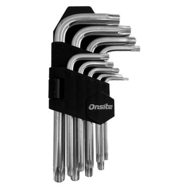 Imagem de Jogo Chave Allen Torx T10 Á T50 Com 9 Peças 702686 - Onsite