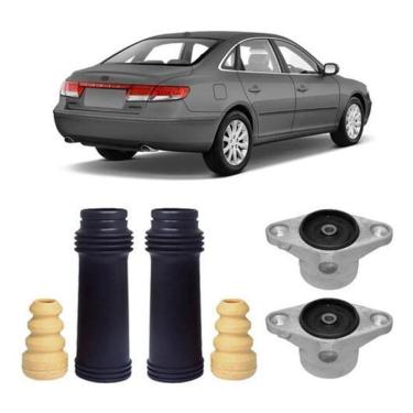 Imagem de 2 Kit Coxim Batente Coifa Traseiro Azera 2007 2008 2009 2010