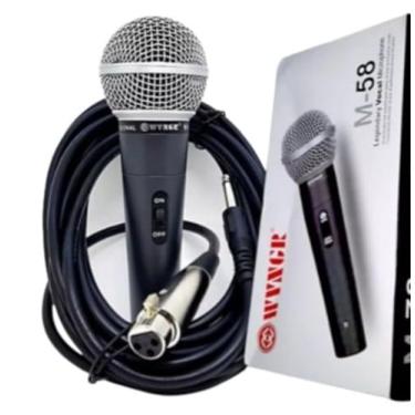 Imagem de Microfone Profissional Com Cabo M-58 - Premium - Dynamic