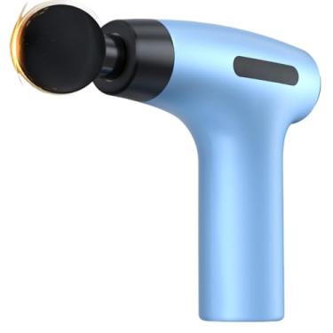 Imagem de Massageador Elétrico Profissional Muscular Pistola Portátil Original Massagem (Azul)