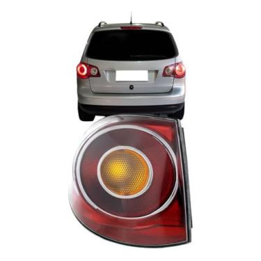 Imagem de Lanterna Traseira Carcaça Porta Lado Esquerdo LE Compatível com Spacefoxx 2007 a 2010 Substituição Automotiva Encaixe Preciso Acabamento Resistente Visual Renovado