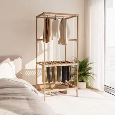 Imagem de Guarda-Roupa Closet Aberto de Solteiro em Madeira Montável - Nabrise