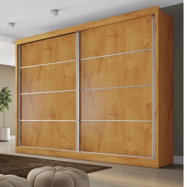 Imagem de Guarda Roupa Casal 2 Portas de Correr 100 MDF Verona Plus Made Marcs