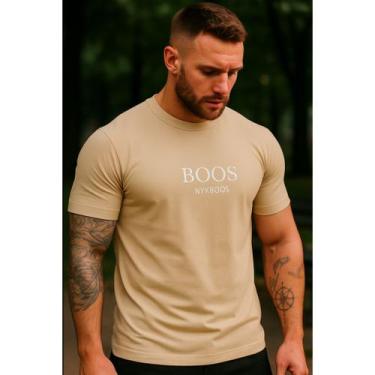 Imagem de Camiseta Masculina B Blusa Malha Premium Camisa Blusa Algodao Lançamen