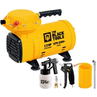 Imagem de Compressor De Ar Direto 1/2 Hp Bivolt The Black Tools