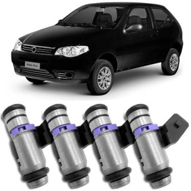 Imagem de Kit 4 Bico Injetor Palio Fire 1.0 96 A 2017 Iwp065