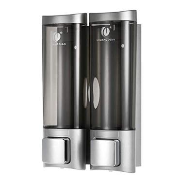 Imagem de Dispenser Manual de Parede para Shampoo Líquido e Loção Banho Banheiro Restroom Hotel