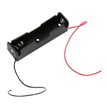 Imagem de Pissente Porta-Pilhas, 5 Peças Caixa de Armazenamento de Baterias de Plástico para 1x Bateria Com Design de Clipe de Mola e Fios Condutores 3.7V Tipo Clipe