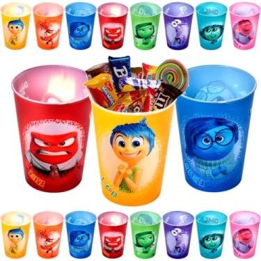 Imagem de Kit 10 Copos para Festa Infantil e Decoração Tema do Filme Divertida Mente Capacidade 320ml