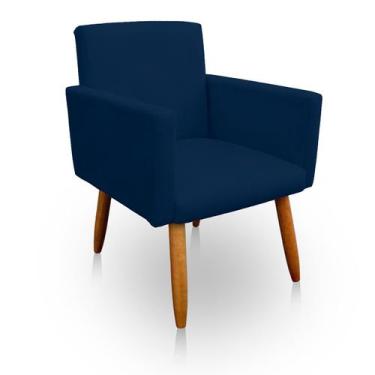 Imagem de Poltrona Decorativa Nina para Sala e Quarto Suede - LH Decor - Los Her