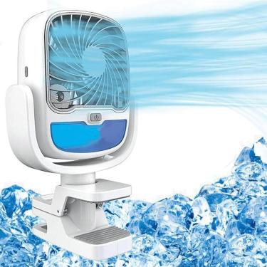 Imagem de Mini Climatizador De Ar Com Reservatório Água E Gelo Bivolt