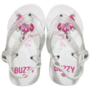 Imagem de Chinelo Buzzy Sandália Infantil Borboleta Bebê Meninas BZ018