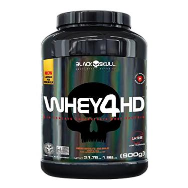 Imagem de Whey 4HD Com Lactase - 900g Chocolate - Black Skull