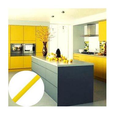 Imagem de Papel Adesivo Tipo Contact Cores Fosco 5 Metros - leonora, Amarelo