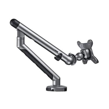 Imagem de Suporte de mesa para monitor único de 13 a 35 polegadas, mola mecânica de alumínio, braço de movimento total para até 10 kg, máximo VESA 100 × 100 mm Play (cinza arma)