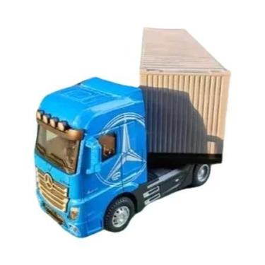 Imagem de Caminhão De Brinquedo De Liga Metálica Para Meninos Com Som E Luz, Mod