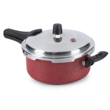 Imagem de Panela De Pressão Fast Fechamento Externo Antiaderente 3L Vermelho - A