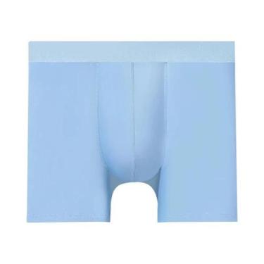 Imagem de Cuecas Boxer Esportivas Masculinas De Seda Gelada Tamanho Grande, Resp