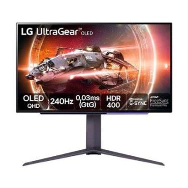 Imagem de Monitor Gamer LG UltraGear OLED 27", 2K QHD, 240Hz, 0.03ms, FreeSync Premium Pro, G-Sync,-Unissex