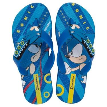 Imagem de Chinelo Infantil Ipanema Dedo Sonic Fast Grendene Kids 27463, 29/30, A