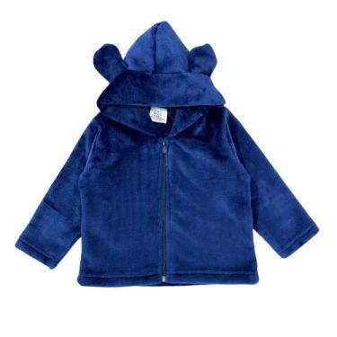 Imagem de Casaco Jaqueta Fleece Pelucia Infantil Inverno Roupa De Frio - Fofotin