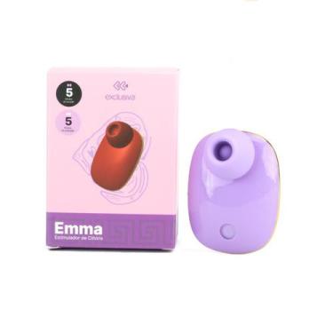 Imagem de Estimulador Clitóris em Silicone - 4 Cores  Exclusiva Emma, Lavanda