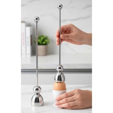 Imagem de Abridor Inox Premium: Corte Perfeito e Limpo de Ovos - Congratulations
