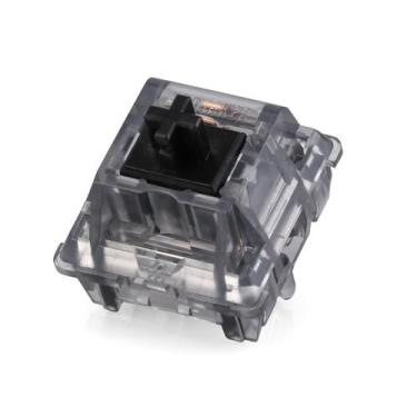 Imagem de Teclado mecânico EPOMAKER Shadow Black 53gf Linear Switch