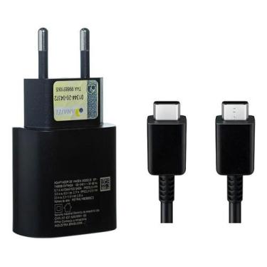 Imagem de Fonte Turbo 45W Compatível Galaxy S21 S22 S23 S24 S25 Ultra  Carregado