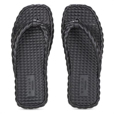 Imagem de Chinelo Brizza Arezzo EVA Bico Quadrado Preto - Feminino-Feminino