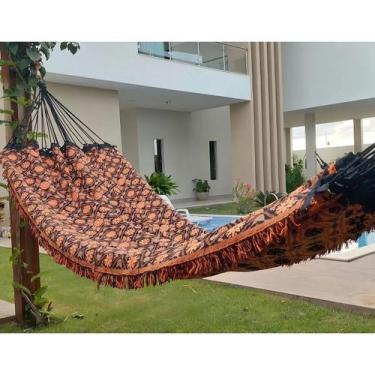 Imagem de Rede de Dormir e Descanso Casal Gigante Reforçada Indiana para Varanda