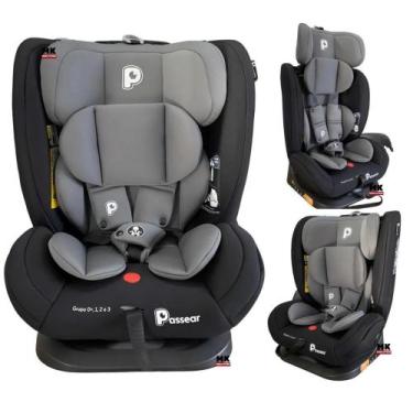 Imagem de Cadeira Infantil Para Carro Zaya Ajustável de 0 a 36kg Auto Preta e Ci