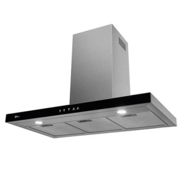 Imagem de Coifa De Parede Fischer Infinity 90cm 127v Vidro Com Touch Screen Cor 