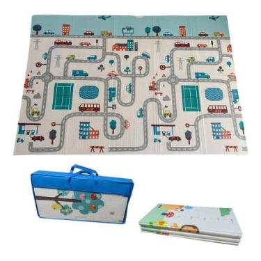 Imagem de Tapete Infantil Atividade Tatame Emborrachado Dobrável Ma - Tapete Toy