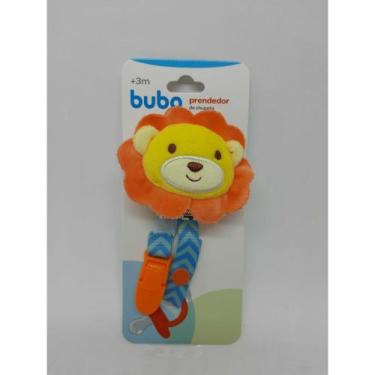 Imagem de Prendedor De Chupetas Pelúcia Animal Fun Leão Buba