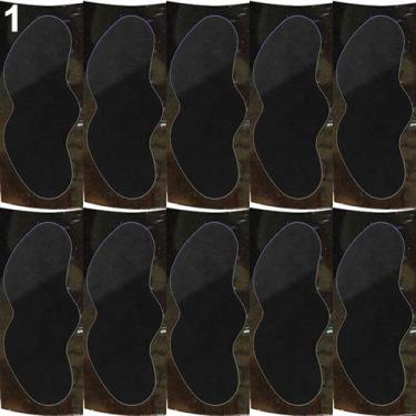 Imagem de Baost 10 peças de adesivo removedor de cravos de nariz para remoção de cravos e acne tiras de limpeza profunda de poros máscara de remoção de pele para cicatrizes de acne, manchas, preto