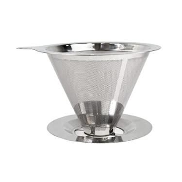 Imagem de Filtro e Coador de Café Inox Reutilizável 8 x 10cm