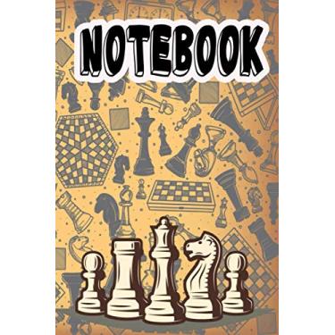 Imagem de Notebook Chess: chess notebook journal: Cute Colorful chess notebook college ruled (120pages 6x9in) cat notebook for kids, girls
