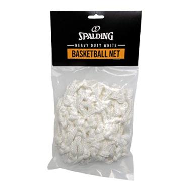 Imagem de Spalding Rede branca resistente de substitui o para aro de basquete
