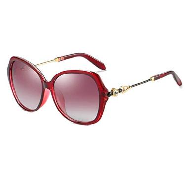 Imagem de Óculos de Sol Feminino Aoron Luxuoso Com Case Proteção Uv400 Moda Fashion Casual Estilo Borboleta (C3)