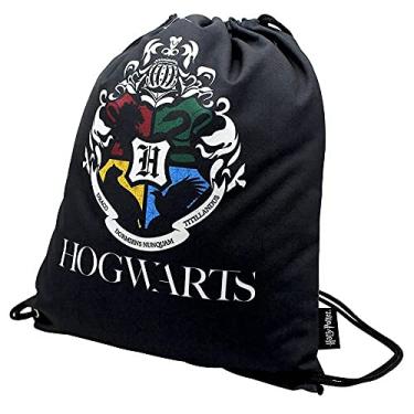 Imagem de Mochila Saco Esportiva Hogwarts Presente Criativo Geek cor:Preto