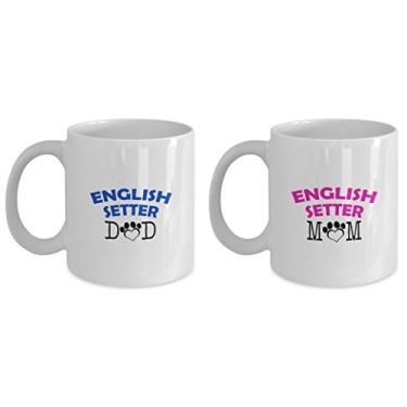 Imagem de Caneca divertida de casal inglesa – Pai criador inglês – Mãe estabelecedora inglesa – Presentes para amante do colonizador inglês – Ideia exclusiva de presentes de cerâmica (pai e mãe)