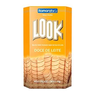 Imagem de Biscoito Wafer Recheado Sabor Doce de Leite Look Itamaraty 55g
