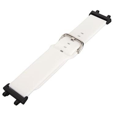 Imagem de Pulseira de Relógio de Silicone, Pulseira de Relógio Inteligente Respirável e Elegante para Namorar (Branco)