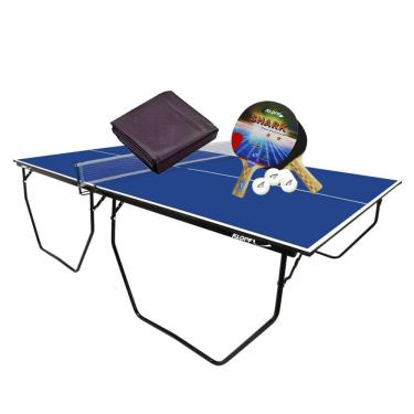 Imagem de MESA PING PONG MDF 15mm 1009 KLOPF + KIT 5055 + Capa Para Mesa Aberta