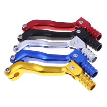 Imagem de Alavanca de arranque dobrável CNC de 11 mm para motocicleta ATV NC250 250/150/110CC Pedal de alavanca de câmbio com furo de 11 mm