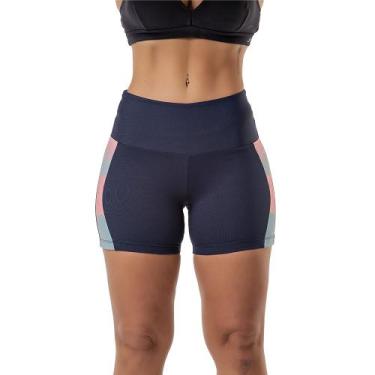 Imagem de Short Feminino Fitness Fit Para Academia Corrida Dança Modelo Estampad