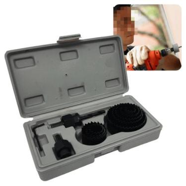 Imagem de Kit Completo de Serras Copo para Madeira 8 Tamanhos Essenciais LWJ2206